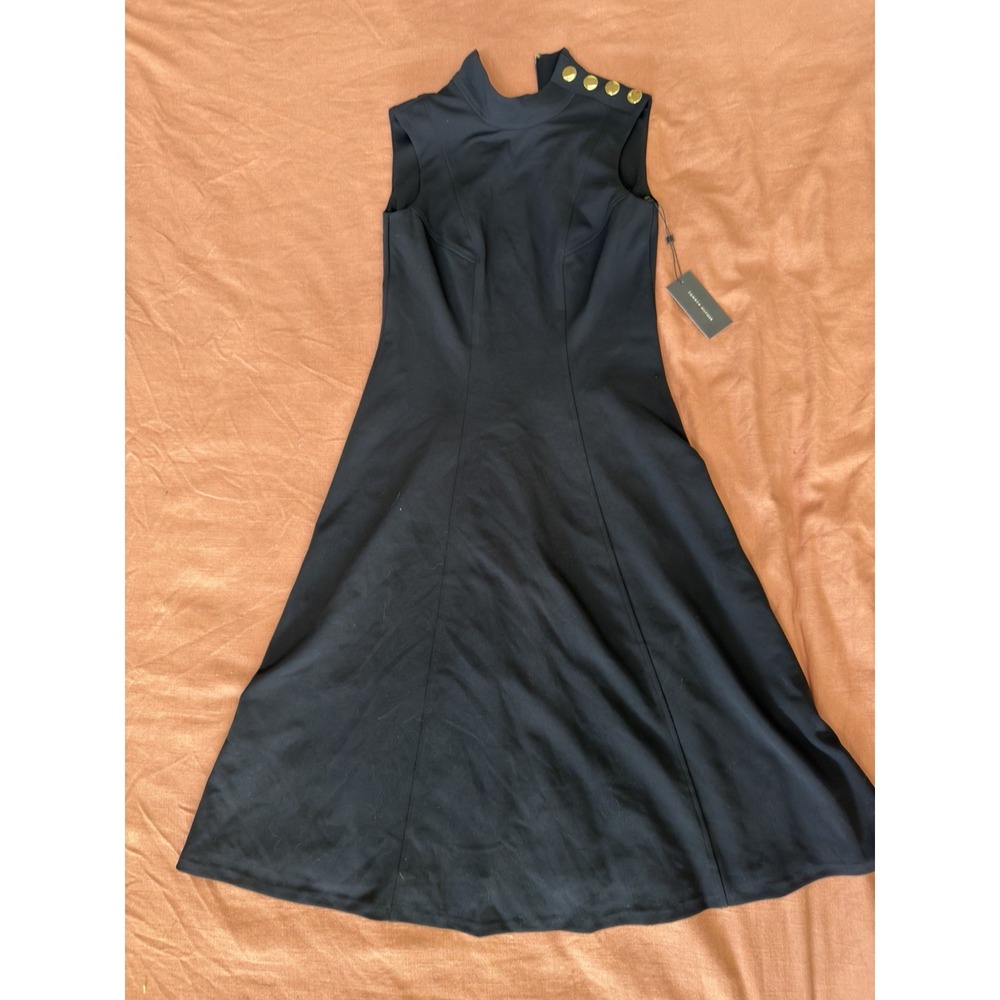 NWT Tommy Hilfiger Sleeveless A-Line Mock Neck Dress Size 2